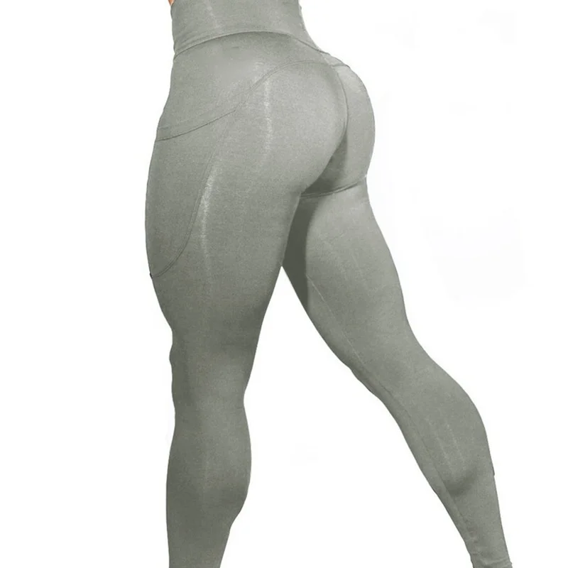 

Women's High Elastic Waist Running Fitness Seamless Leggings Women Stretch Polyester Casual Seamless Pants