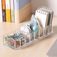 8 grids reusable cable management box water proof pet saving space cable organizer stationery supplies
