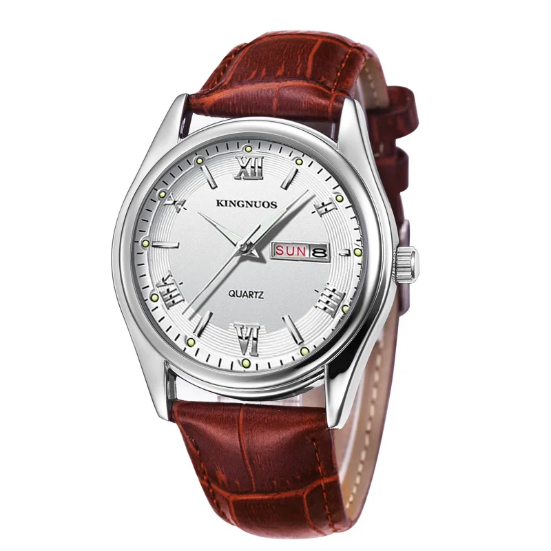 

Brand Men Watches Business Quartz Watch Men's Stainless Steel Band Waterproof Date Week Wristwatches Relogio Masculino