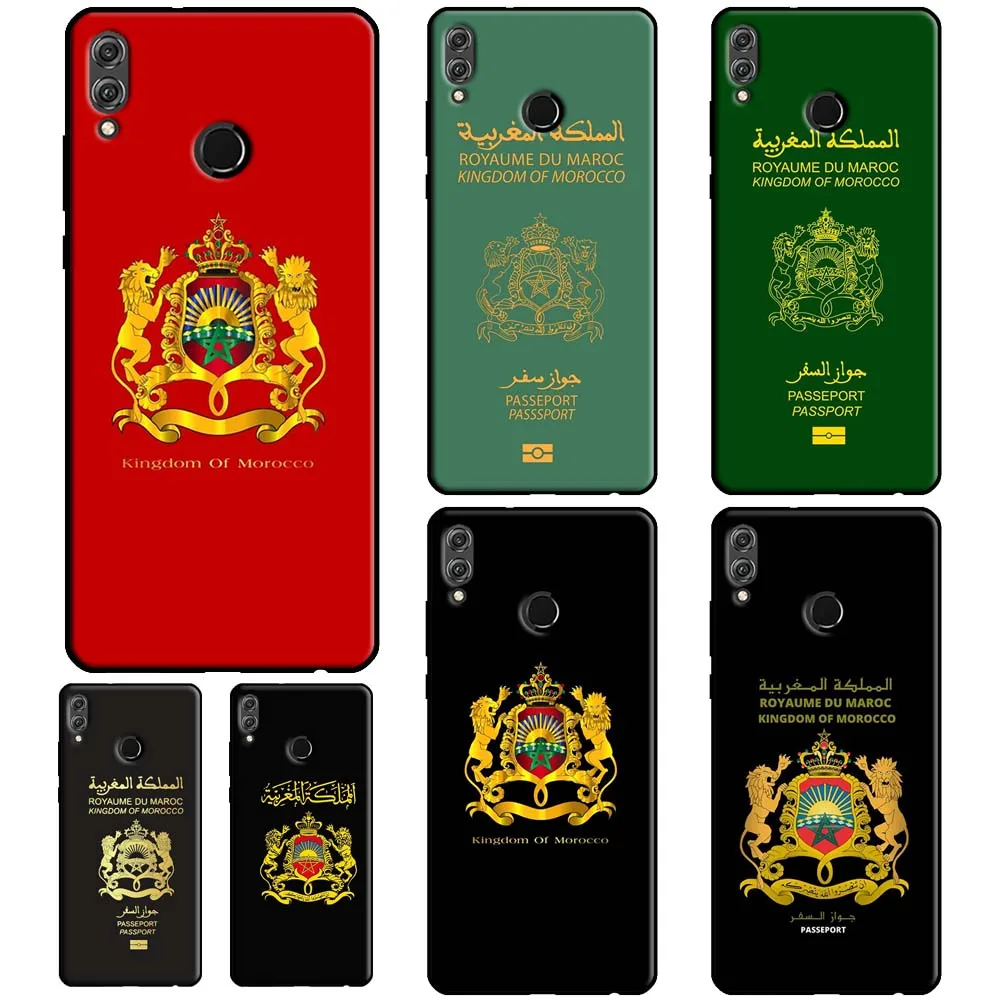 Чехол с флагом Марокко герб оружия для Huawei Honor 8X 9X 7X 7C 9A 8A 9S 8S 8 9 10 Lite 10X 10i 7A 6C 4C 20 Pro |