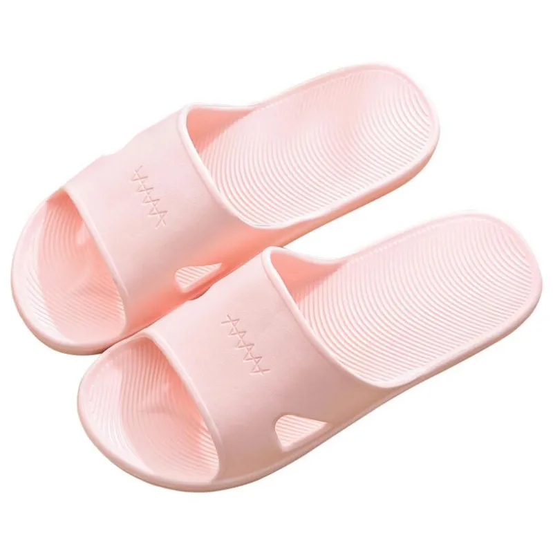 

Men Non-slip Slipper Solid Male Foot Bathroom Beach Sandals 2020 Summer Man Women Stay At Home Shoes Black Gray