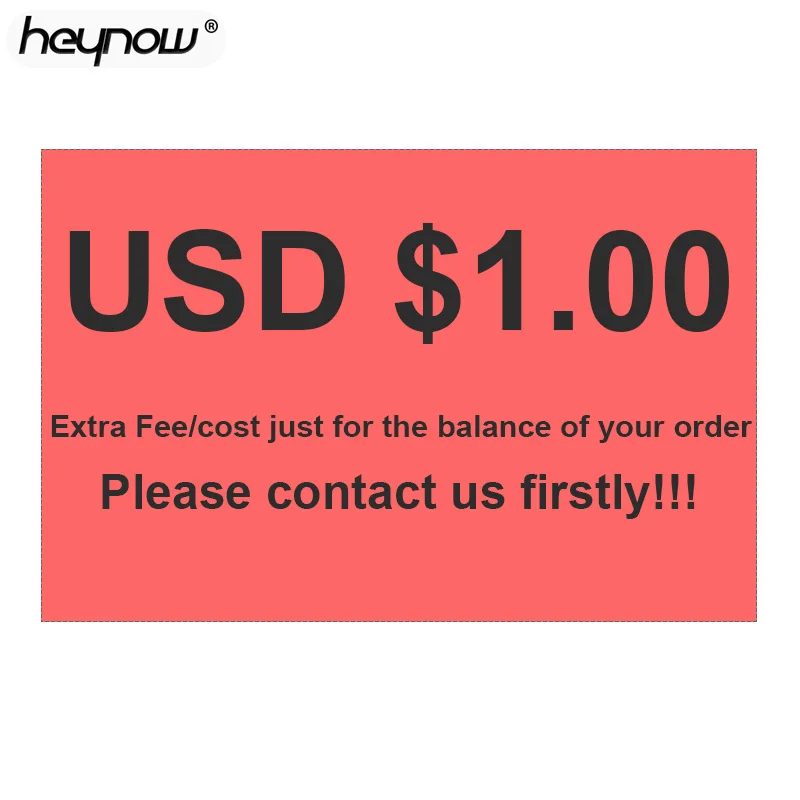 

HEYNOW Extra Fee/cost just for the balance of your order /sipping cost/difference/shipping fee