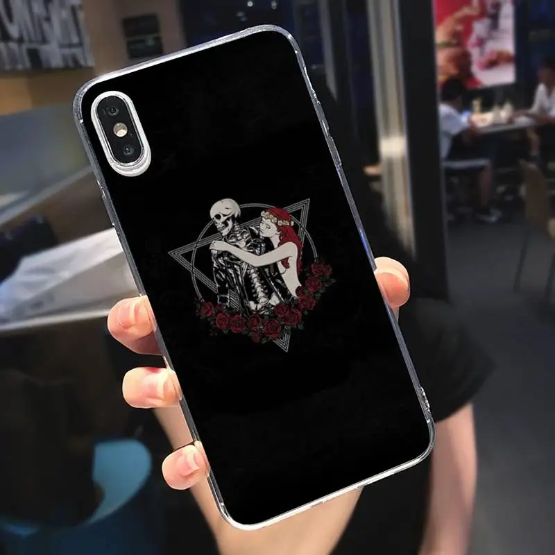 

Forever and a day rose flower Phone Case Transparent soft For iphone 5 5s 5c se 6 6s 7 8 11 12 plus mini x xs xr pro max