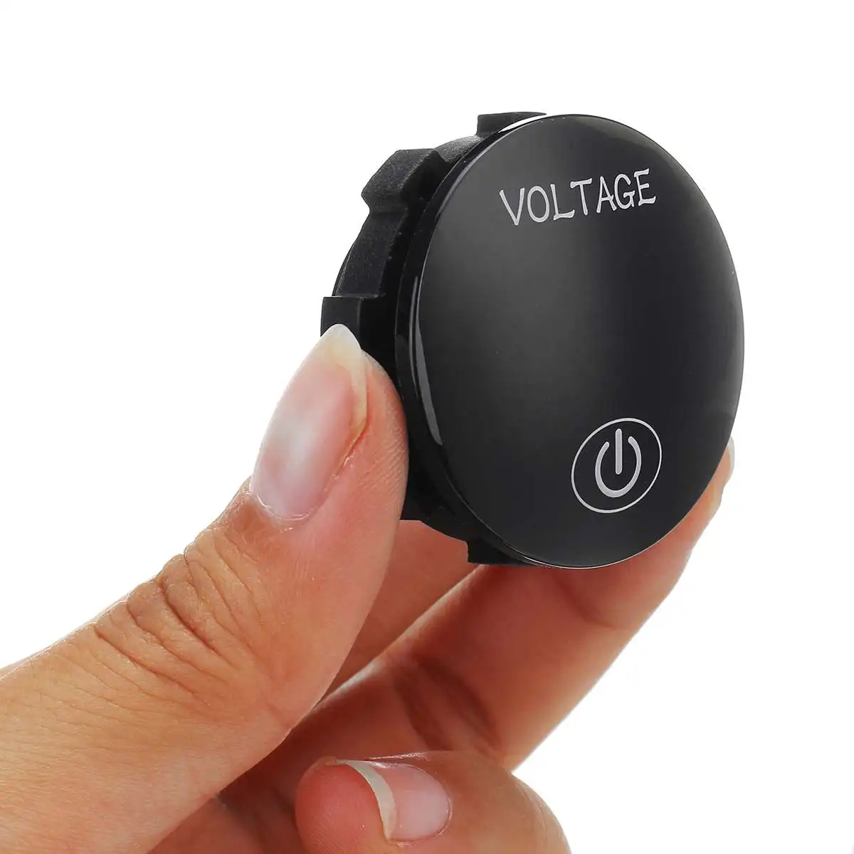 Измеритель напряжения для автомобиля и мотоцикла с сенсорным экраном