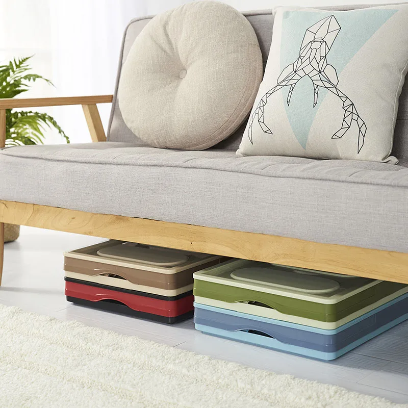 Складной ящик для хранения офиса и дома Многофункциональный пластиковый