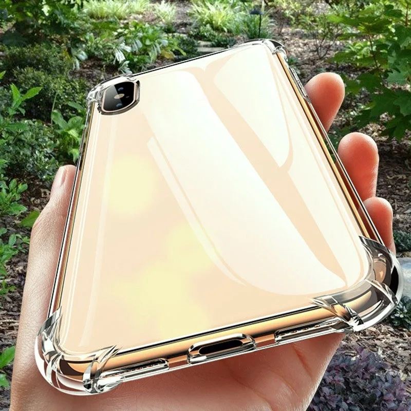 Роскошный противоударный прозрачный силиконовый чехол для Iphone Xr Iphone Xs Max чехол для Iphone Xs X Чехол Apple Iphone 11 Pro Max чехол черный чехол
