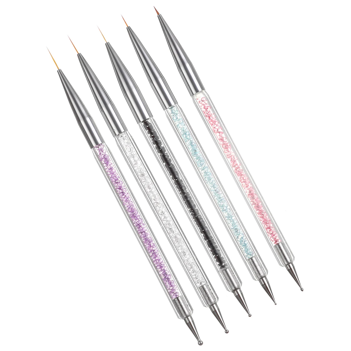 5 шт. ручка для нанесения точек на ногти|Доттсы| |