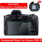 Самоклеящееся закаленное стекло EOSR для основного ЖК-экрана + верхняя информация защита для плечевого экрана Защитная крышка для беззеркальной камеры Canon EOS R