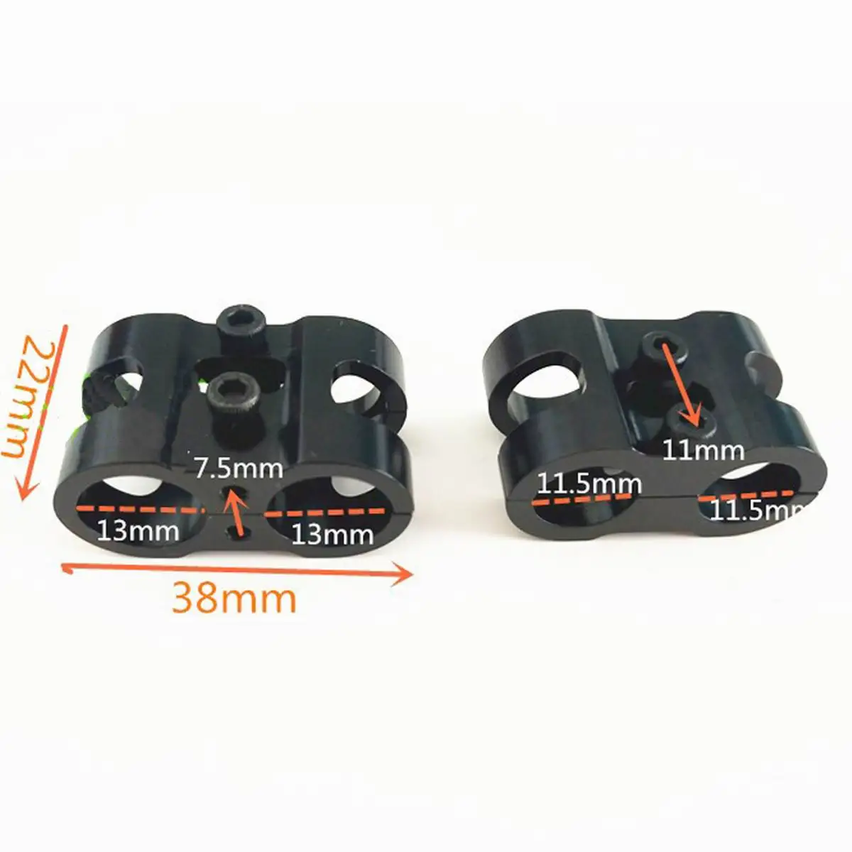 

2Pcs Aluminum AS150 Mount Fixed Seat Connector Plug Holder For Agricultural Drone UAV