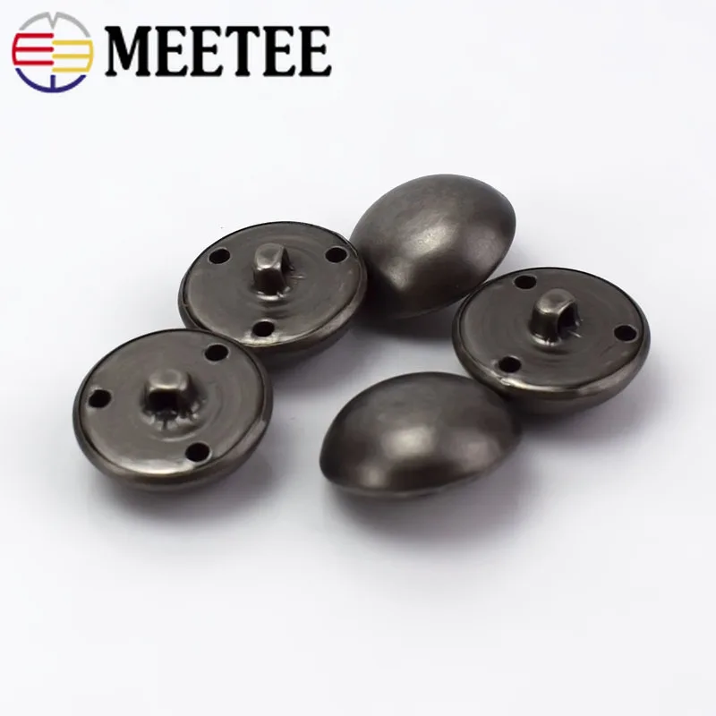 Металлические пуговицы Meetee 15-28 мм в виде грибов рукоятка для пальто куртки