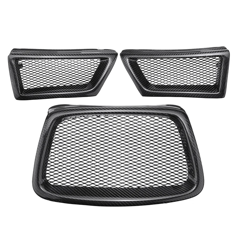 Для Subaru 3 шт./компл. Высококачественная решетка из углеродного волокна W28012 для