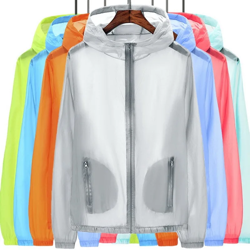 

Дышащая куртка, Сверхлегкий кардиган на молнии с капюшоном для кемпинга, пешего туризма, рыбалки, охоты, пешего туризма, водонепроницаемая к...