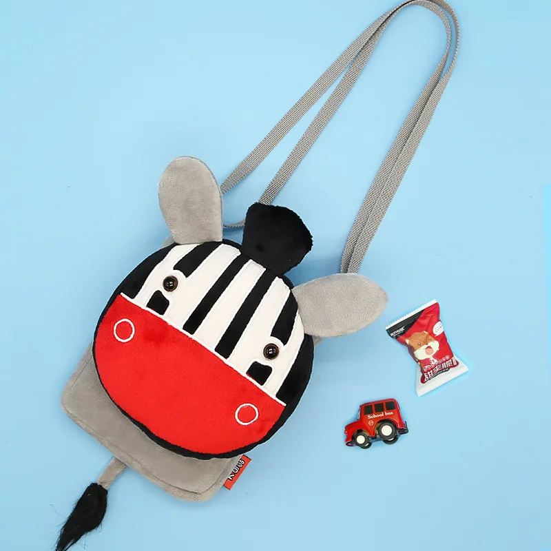 

kids bags for girls baby bag for boys unicorn bag plush Messenger Bag for 2-4Y children carton animals plush bags