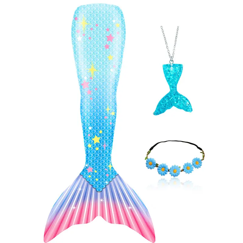 Купальник для взрослых и детей хвост русалки можно добавить плавники костюмы на