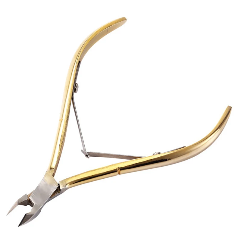 1 шт. ножницы для ногтей с изогнутой головкой из нержавеющей стали ноготь