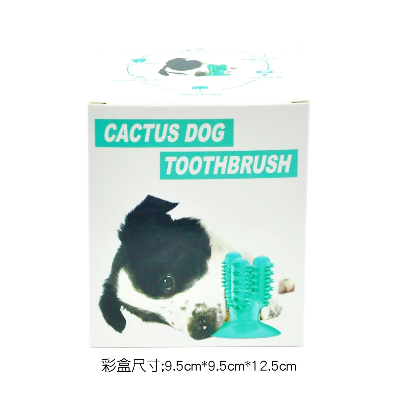 

Dog Toothbrush Stick Leakage Eater Bite-Resistant Toys For Large Medium and Small Pet Dogs Chew Toys Tooth Cleaning Wall Sucker