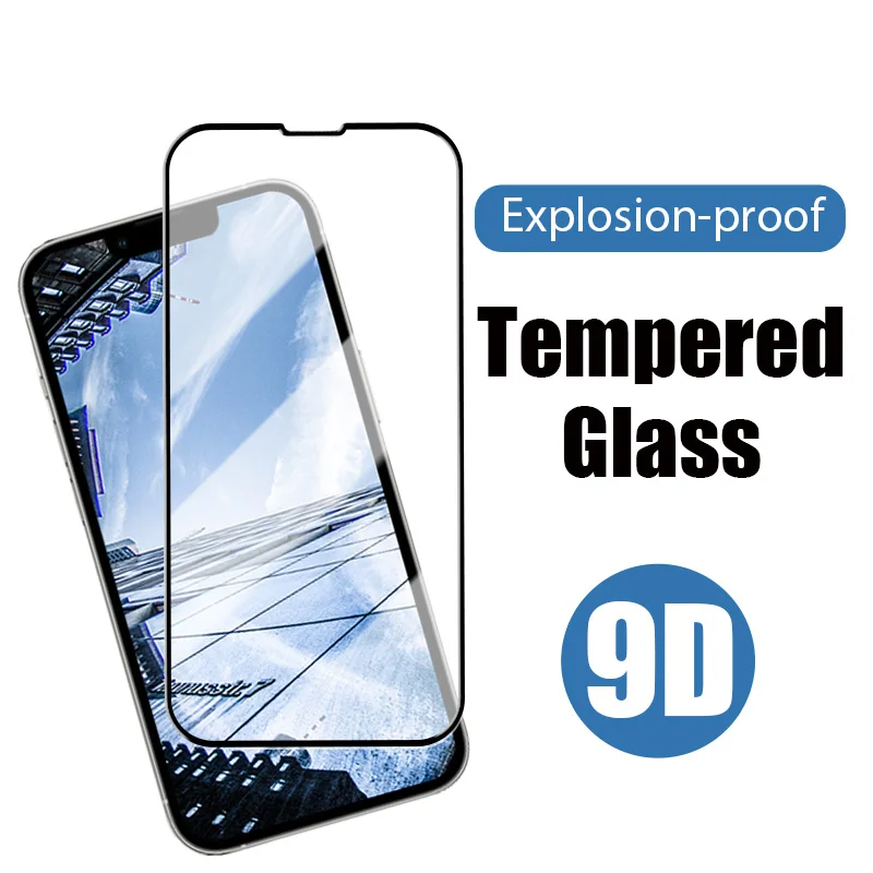 

Защитное стекло 9D 3 шт. для iPhone 13 Pro Max, Защита экрана для iPhone 13PRO 13PROMAX 13 Mini, стекло