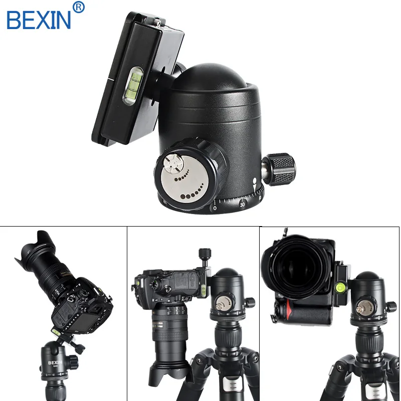 Сверхмощный штатив для камеры BEXIN G44 с шаровой головкой демпфирующей пластиной