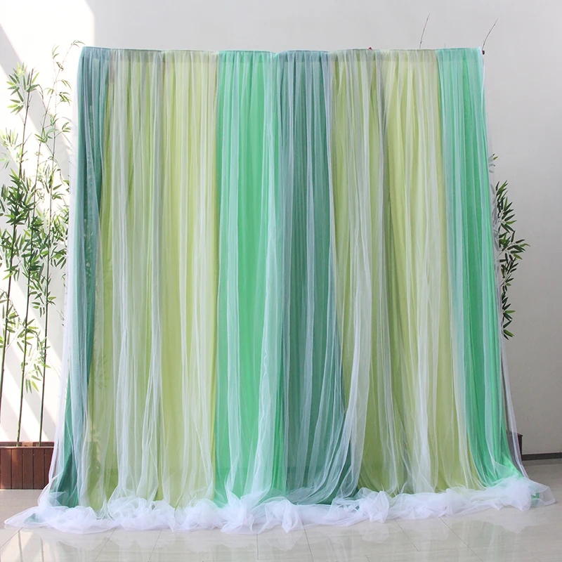Новый необычный цветной свадебный фон занавеска сценический фотобудка наши