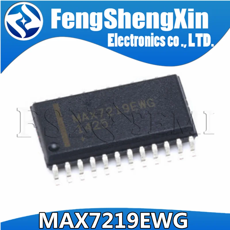 5 шт. MAX7219CNG DIP 24 MAX7219CWG MAX7219EWG MAX7219 SOP драйверы светодиодного дисплея IC|Интегральные