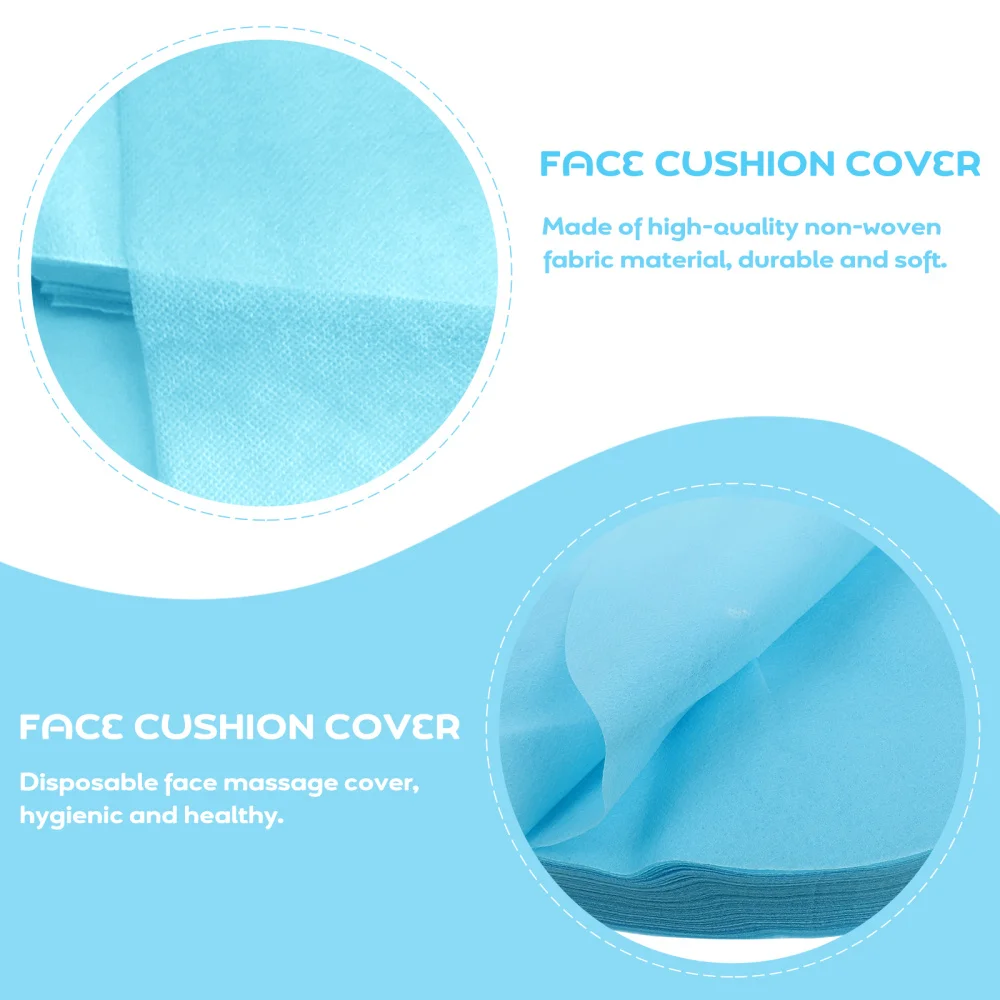 

100pcs Disposable Headrest Pads Face Pillow Covers Pillow Covers