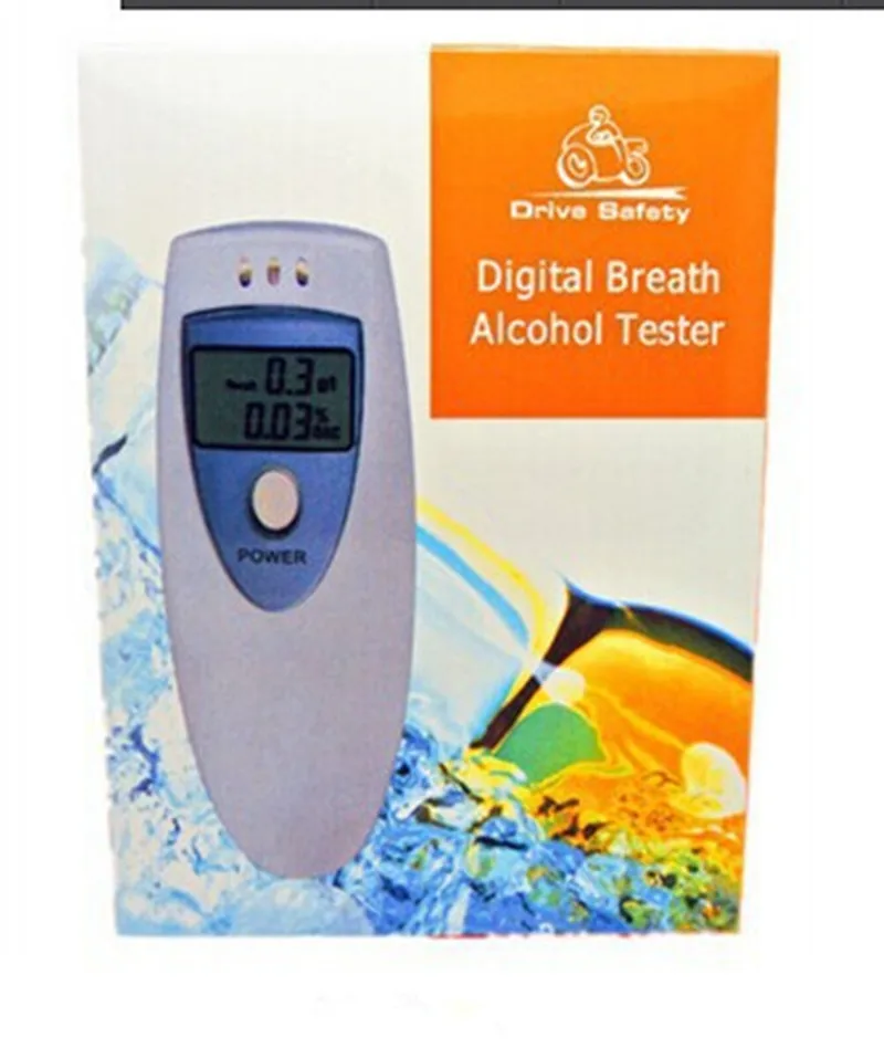

Hydrometer Digital Breathalyzer Breath Alcohol Tester Meter Car Detector Drunkometer Wine Checker Monitor for Driver Police