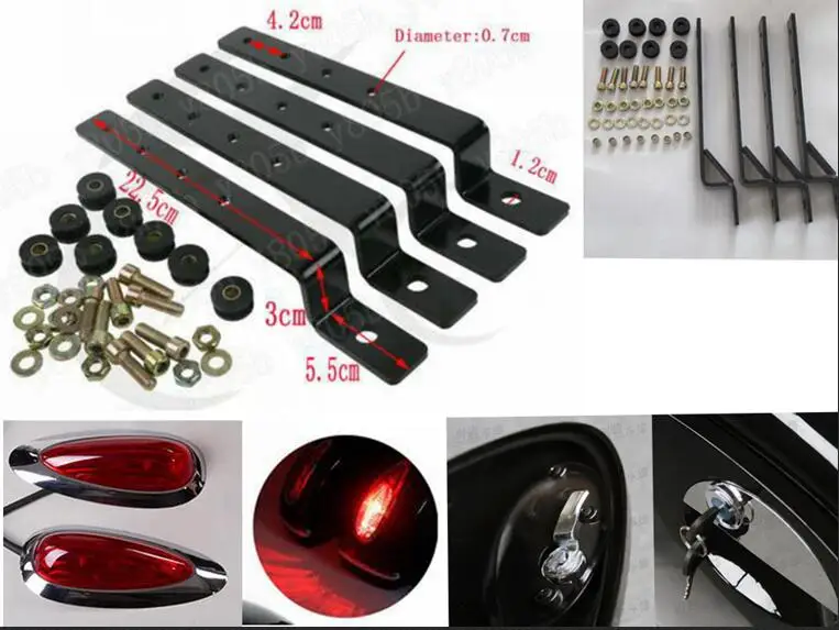 Боковые жесткие сумки для мотоцикла Honda Shadow Spirit Sabre Aero ACE Steed VLX 400 600 1100 DLX VTX1300 1800 Magna VF 250 и других моделей.