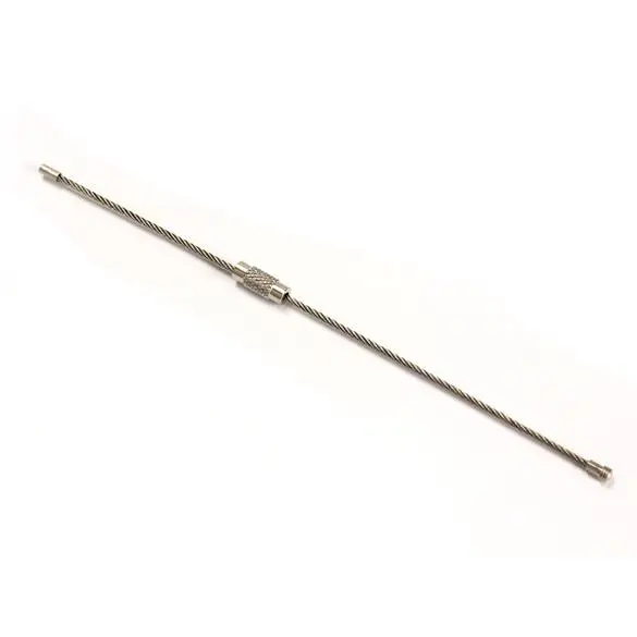 5-20 шт трос брелок для ключей Автомобильный провод из нержавеющей стали авто