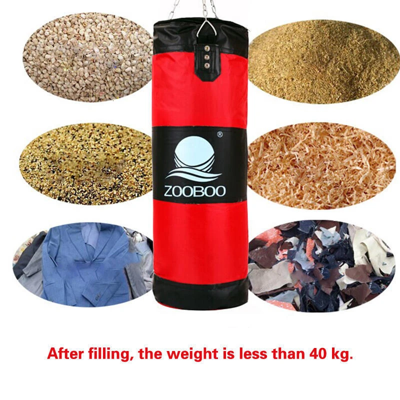 Пустая боксерская груша 70 см 80 90 100 с песком подвесная сумка для кикбоксинга бокса