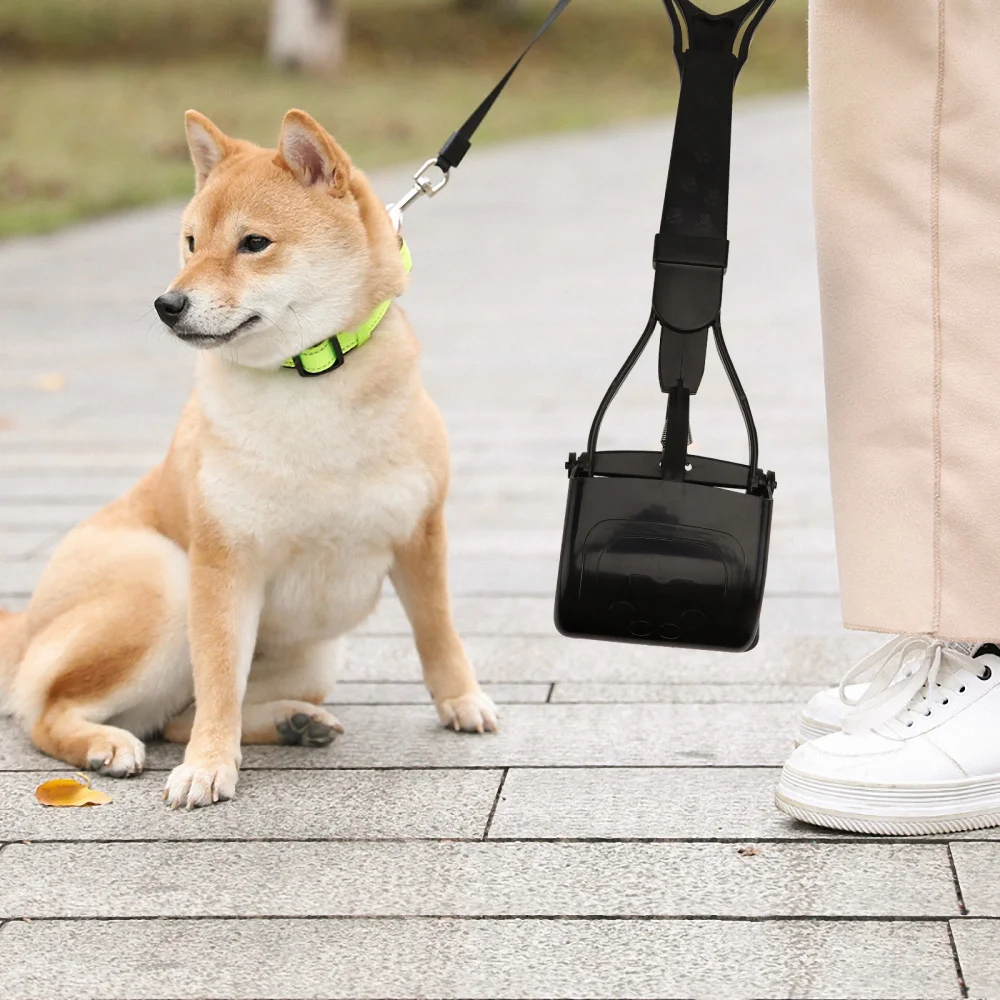 Recogedor de excrementos de perro, pala para recoger heces de mascotas, bolsas de herramientas incluidas, 1 unidad-4