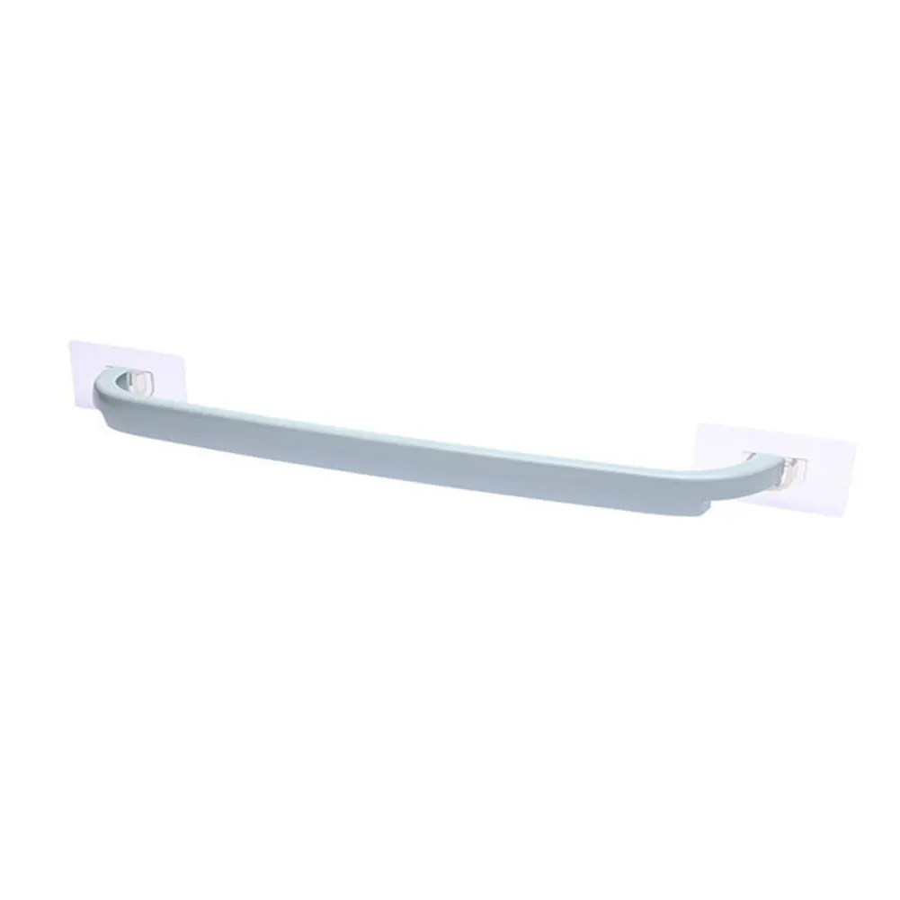 1pcs Blue 3 шт., вешалка для кухни без сверления, современное крепление на стену, крючки для окна, ванной комнаты, многоцелевой, для дома, прочно клейкая, Круглый держатель для полотенец - Цвет: 1pcs Blue