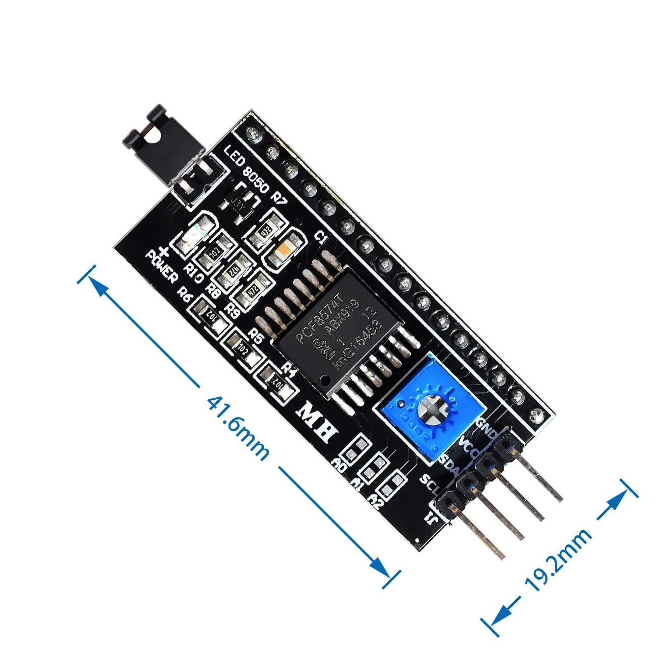 Плата адаптера ЖК-дисплея 1602 2004 IIC/I2C/интерфейс | Электронные компоненты и
