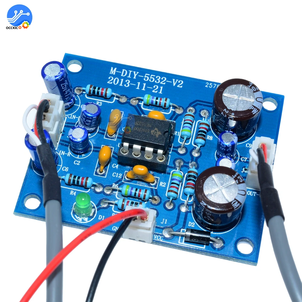 NE5532 OP-AMP Stereo sound amplifier board for speakers DIY kit Control Board Circuit Sound Development Arduino | Электроника