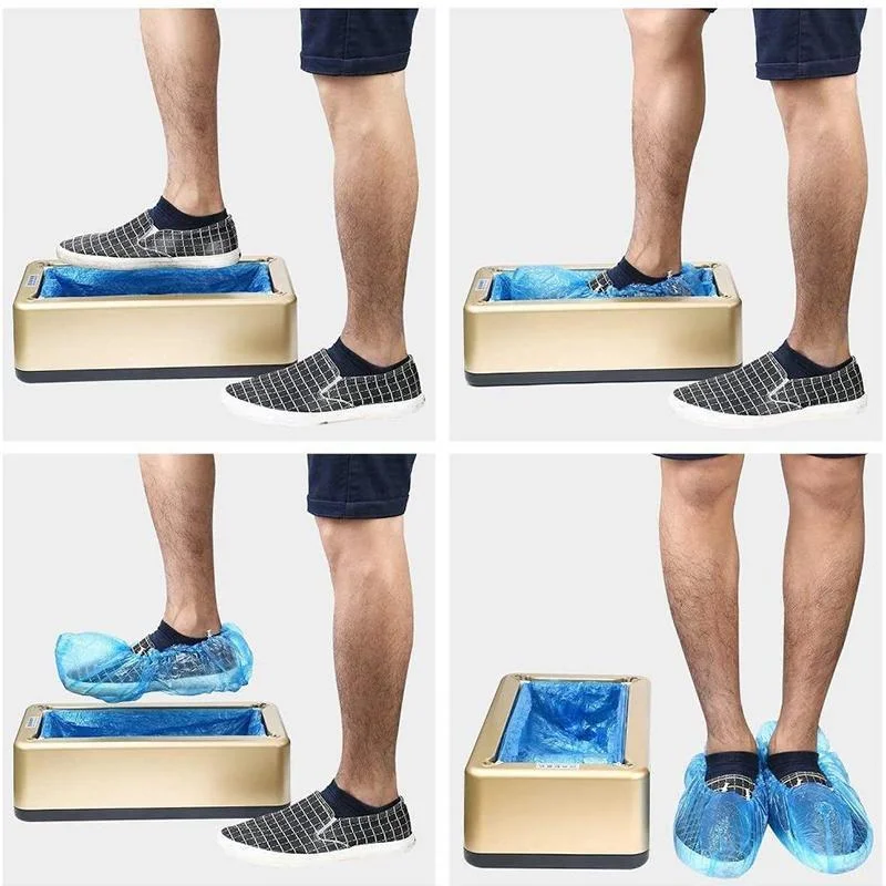 Автоматическая машинка для изготовления чехлов обуви автоматический дозатор