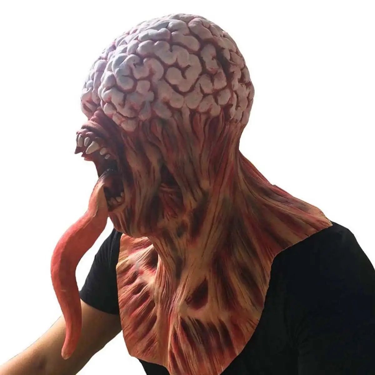 Meigar Хэллоуин страшная маска монстра с длинным языком реквизит для дома