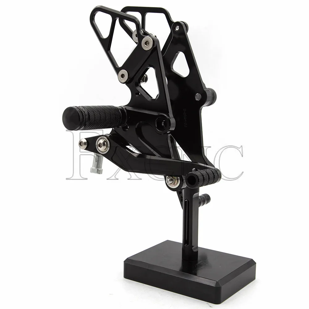 CNC мотоциклетные подножники для ног педали задний Набор Yamaha MT-07 MT 07 MT07 2013-2017 XSR700