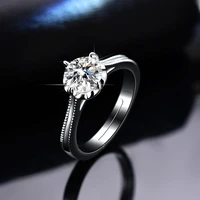 trendy jewelry rings for women cubic zirconia charms bridal wedding engagement ring