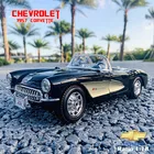 Модель автомобиля Maisto 1:18 1957 Chevrolet Corvette из литого сплава, классическое украшение, коллекционный подарок