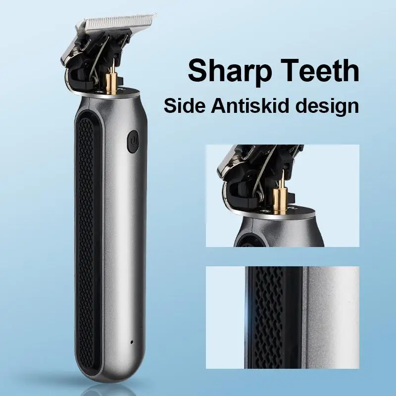 

RESUXI JM-710 Retro Pomade Hair Engraving Cutter Household USB Charging Hair Clipper