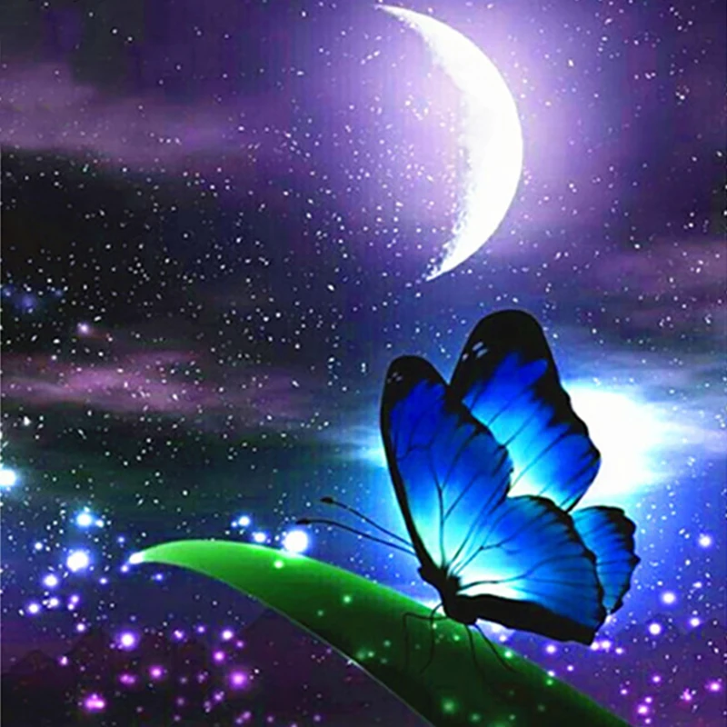 Спокойной ночи с бабочками картинки красивые