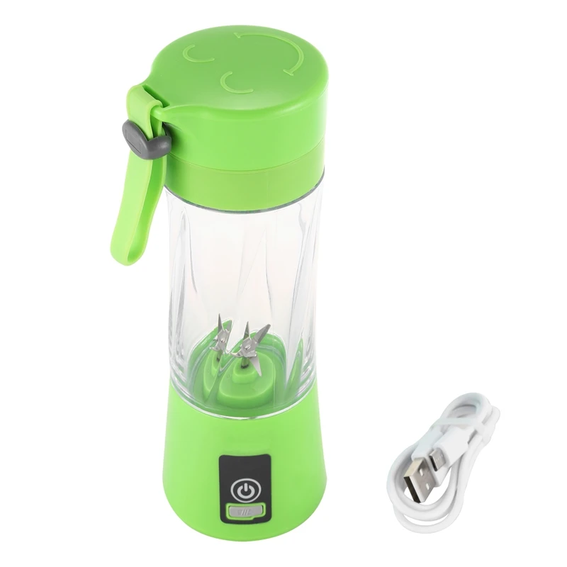 Портативный USB Перезаряжаемый миксер 6 лезвий соковыжималка ручной смузи мини