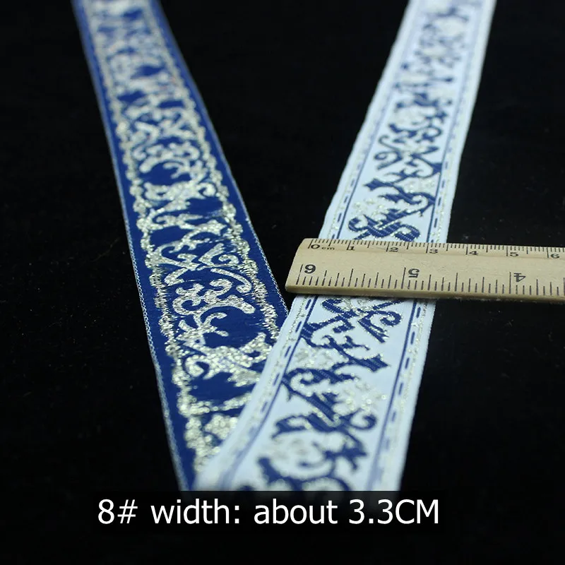 DONGCAI 3 ярдов/партия Высококачественная вышитая лента с цветочным узором