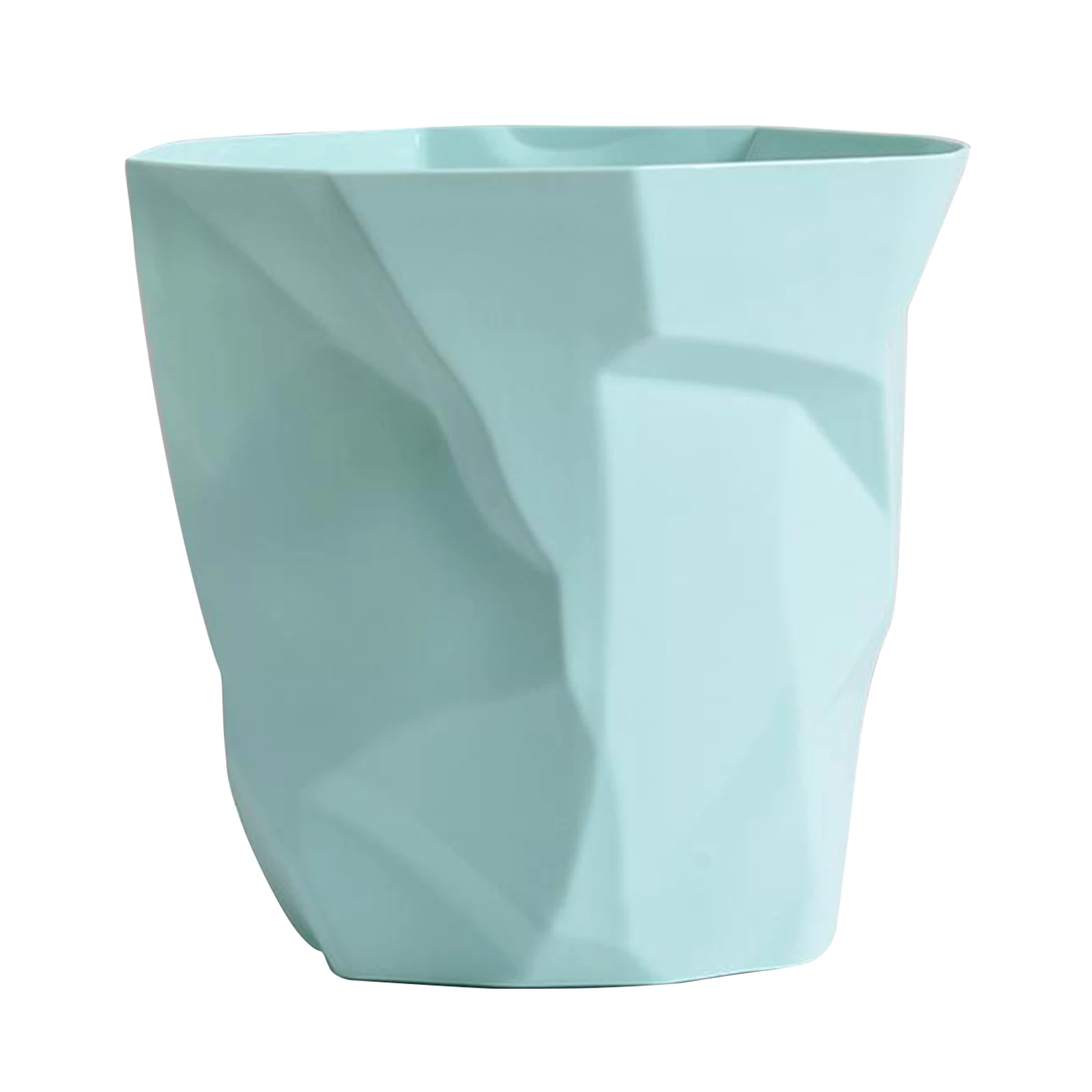 

Trash Can Paper Waste Rubbish Wastebasket Irregular Room Dustbin Waste Bin Without Lid for Home Kitchen Office 6L