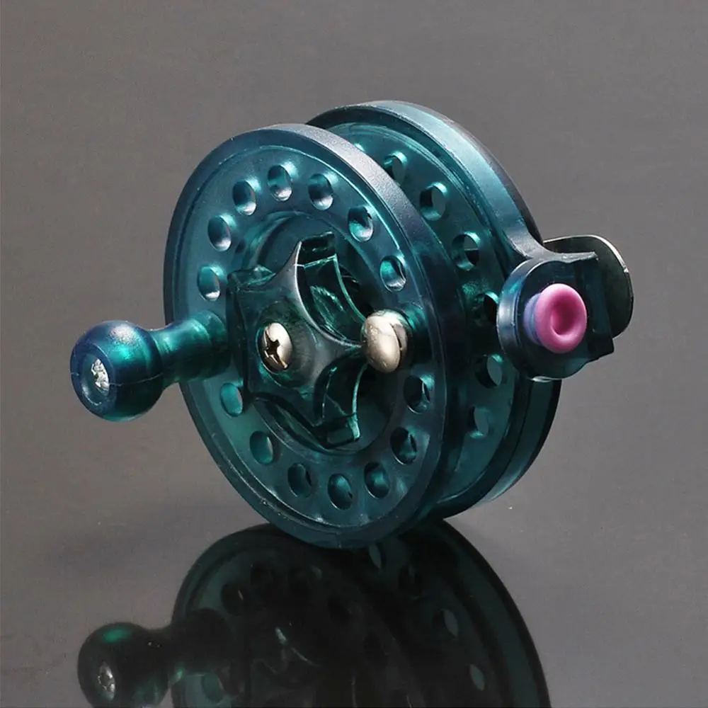 Мини ледовая Рыболовная катушка правостороннее Передаточное отношение 1:1