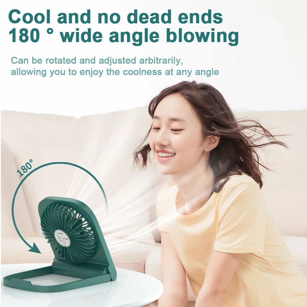 IHoven вентилятор с питанием от USB Настольный Мощность банка 4800 мА/ч Портативный