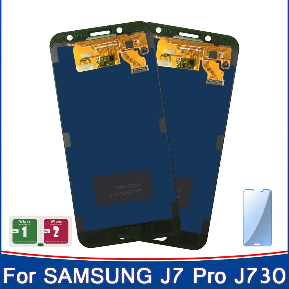 2 шт. высококачественный TFT дисплей для samsung Galaxy J7 Pro 2017 J730 J730F lcd сенсорный экран