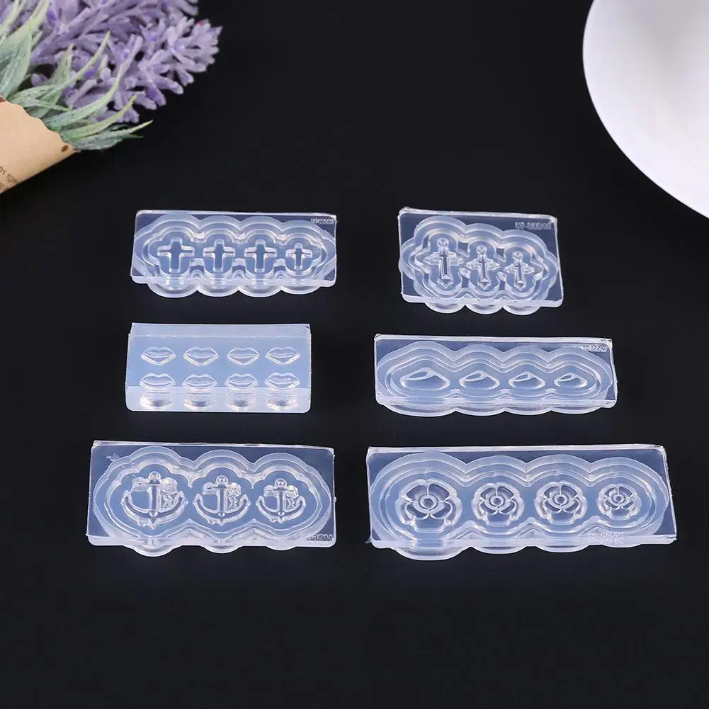 1 шт. фрезы для ногтей силиконовая форма 3D резная рельефная DIY бант капля клей