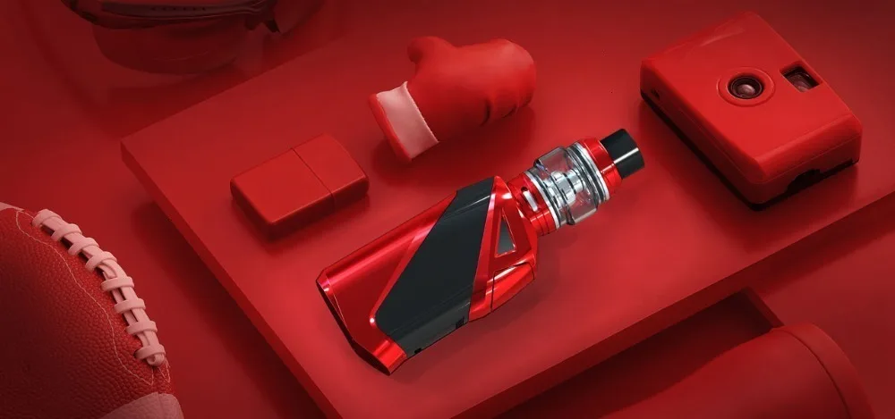 Подарок 5 шт катушек! VAPTIO супер летучая мышь 220 Вт Vape набор электронных сигарет 220 Вт коробка мод 2,0/5,0 мл бак Vape мод без батареи