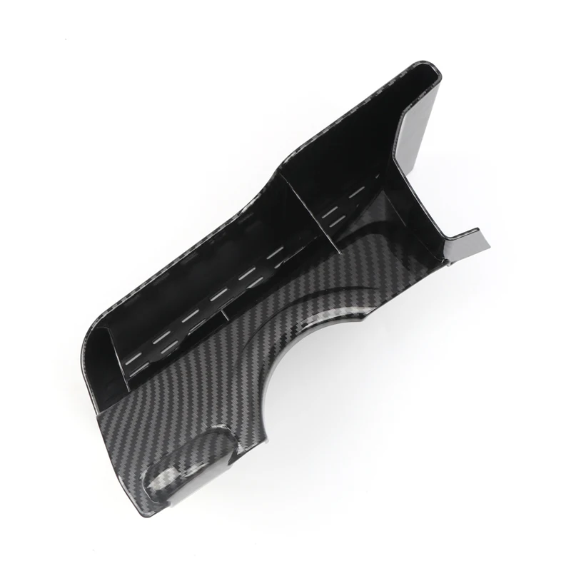 Carbon Fiber Левая рукоятка привода! АБС-пластик, автомобильный Шестерни переключения контейнер для хранения карман органайзер-коробка для хранения для Toyota 4runner 4WD N280 ТРД Pro 10-19 - Название цвета: Carbon Fiber