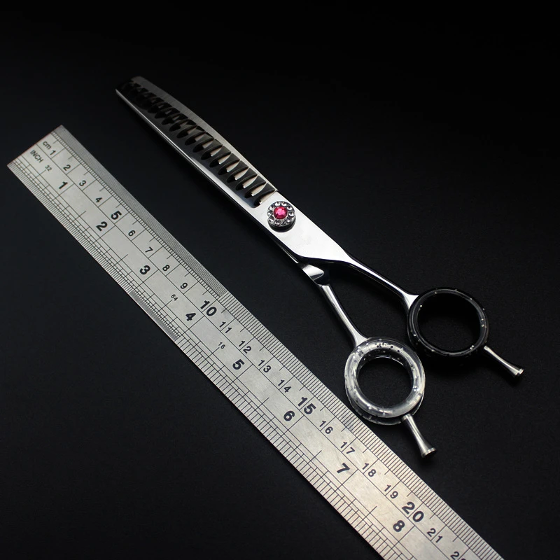 Профессиональные японские 440c 7 дюймов Цветные Ножницы Для Стрижки собак